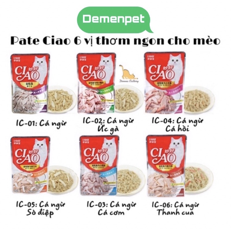 Pate gói Ciao 60g