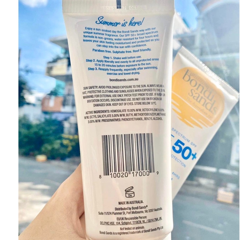 Kem Chống Nắng Bondi Sands SPF 50+ 150ml Úc