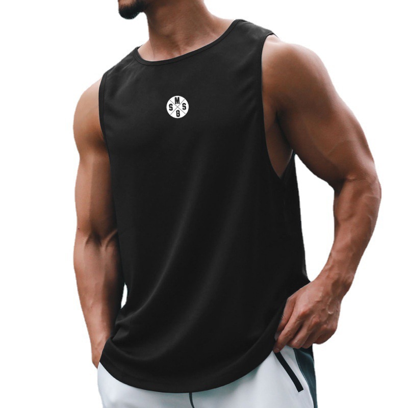 Áo thun thể thao sát nách nhanh khô thời trang hè mới cho nam nữ mặc thường ngày