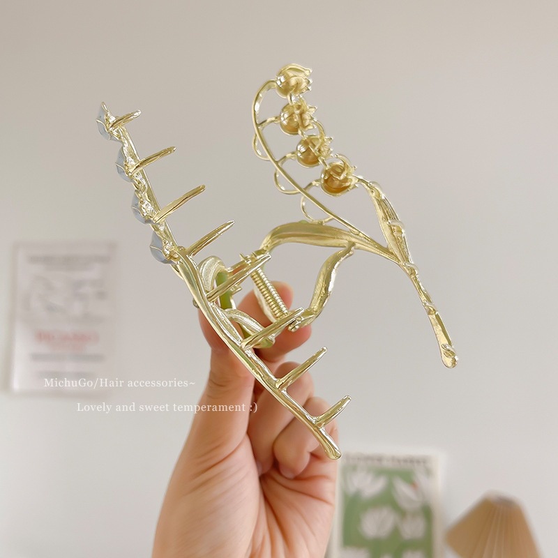 Kẹp TóC HìNh Chuông / Hoa Lan Dễ Thương ThờI Trang Cho Nữ