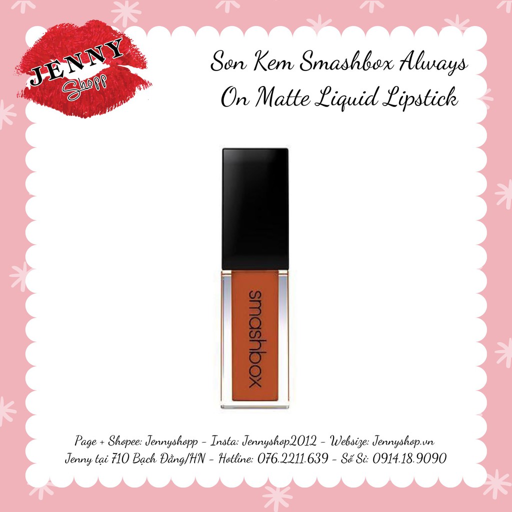 SON KEM LÌ SMASHBOX LIQUID MATTE