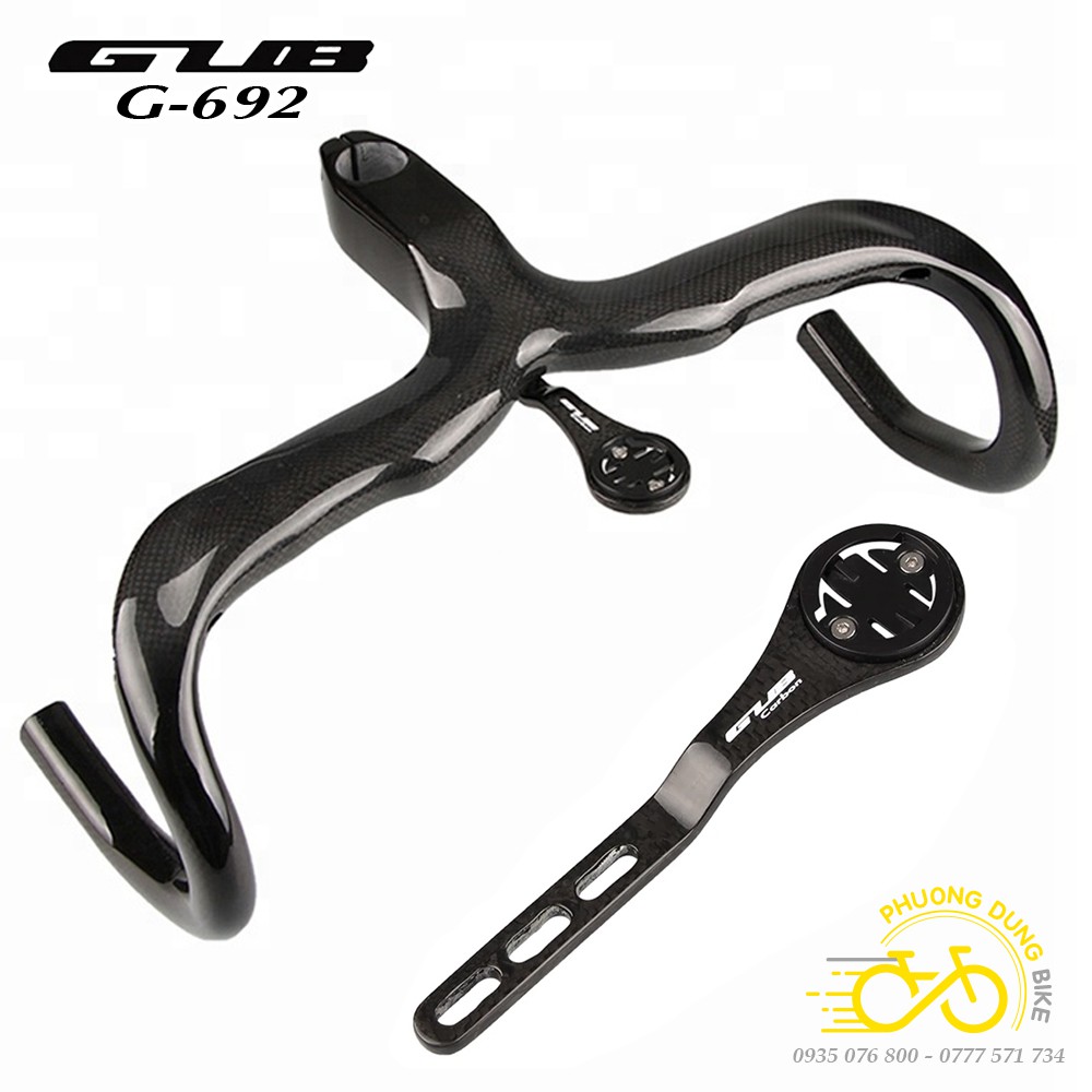 Giá Carbon GUB bắt đồng hồ xe đạp Cateye, Garmin, Bryton