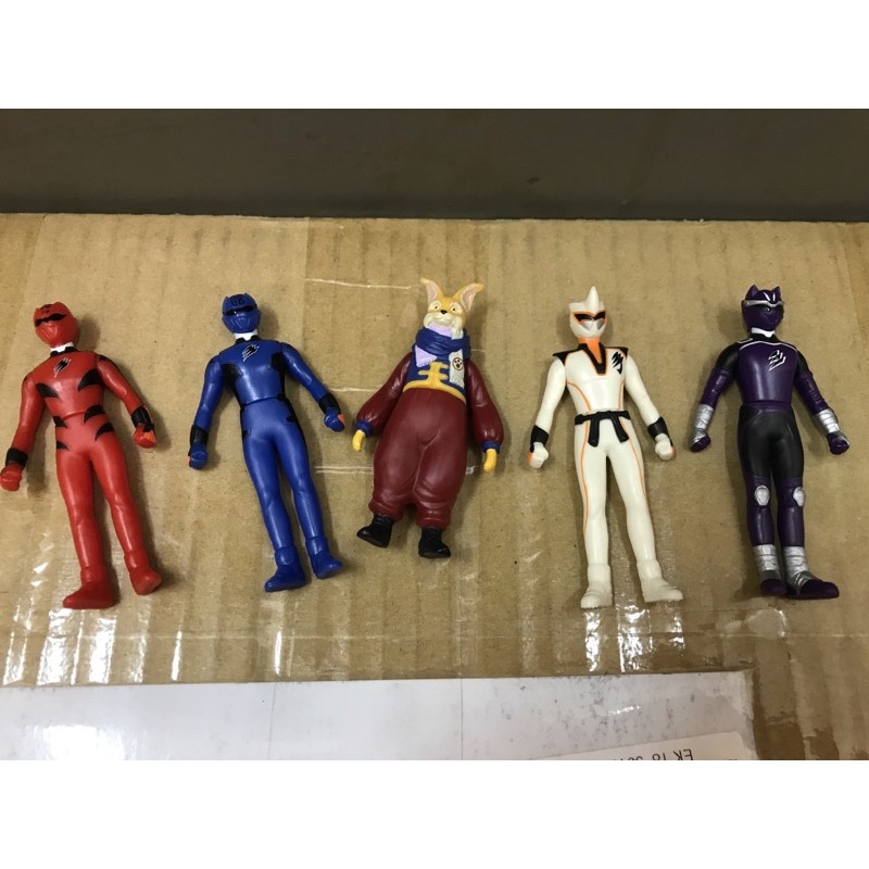 Đồ chơi Soft vinyl Mô hình nhựa dẻo Siêu nhân Mãnh thú Juken Sentai Gekiranger Power Rangers Jungle FurĐo