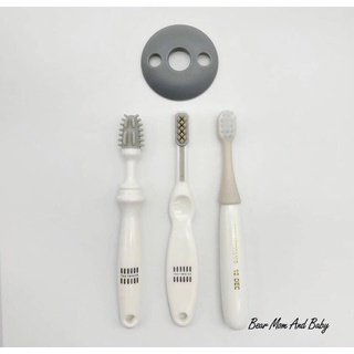 bộ bàn chải đánh răng 3 bước cho bé(6-12m)