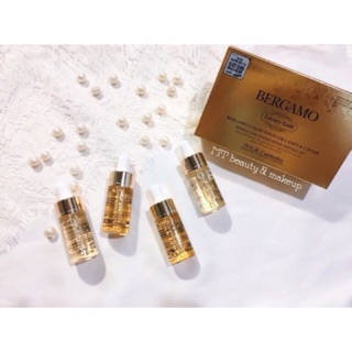 Set 4 chai Serum bergamo vàng luxury gold