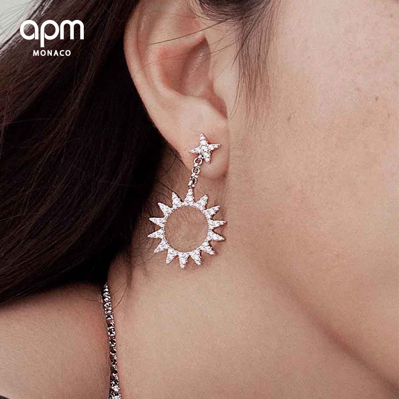 Khuyên Tai Hình Mặt Trời Độc Đáo Phong Cách Mới 2020