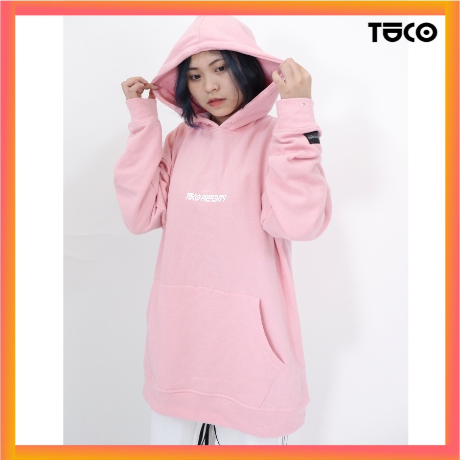 Áo HOODIE pink basic TUCO unisex nam nữ nỉ dày dặn không xù local brand, dài tay nhiều màu có mũ trùm form rộng oversize