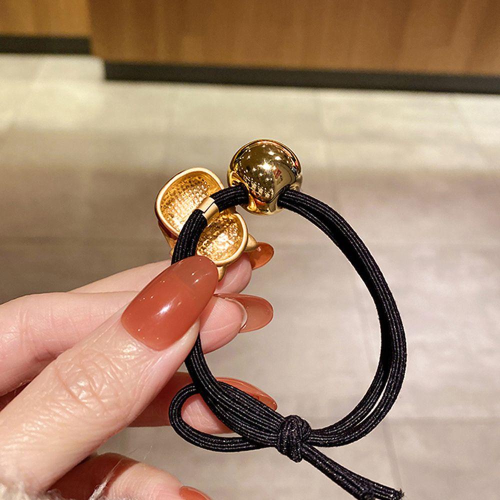 Dây Buộc Tóc Đuôi Ngựa Hình Mèo May Mắn Maneki Neko Bằng Hợp Kim Dễ Thương Kiểu Hàn Quốc WMES15H