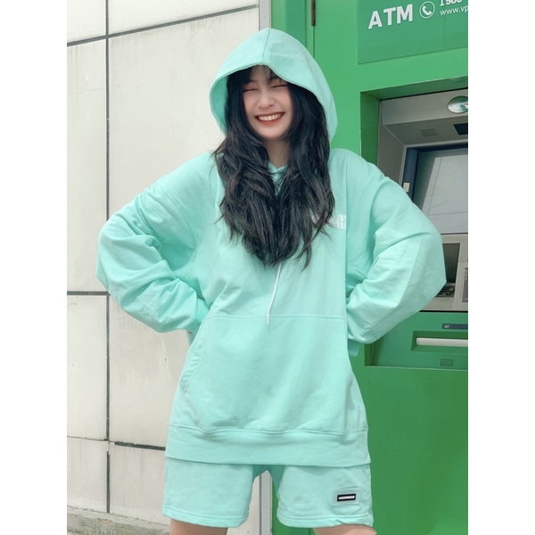 LOGO HOODIE SET NORMOS (Xanh Ngọc)