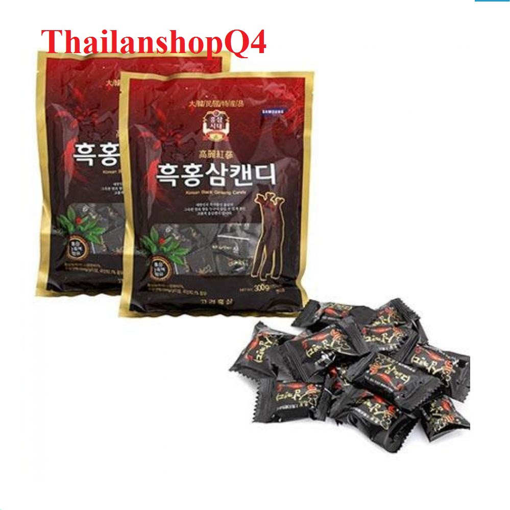 (HCM) Kẹo hắc sâm gói 170g Hàn Quốc