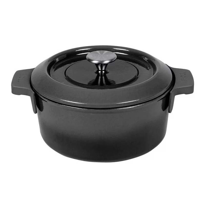 Nồi gang tròn có vung Woll Iron Pots 3 màu size 20-24-28cm