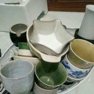 Chậu gốm si Nhật khoan lỗ