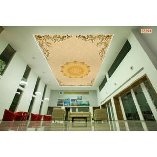 Tranh 3D dán trần nhà KT ngang 1.25m*0.8m có keo sẵn