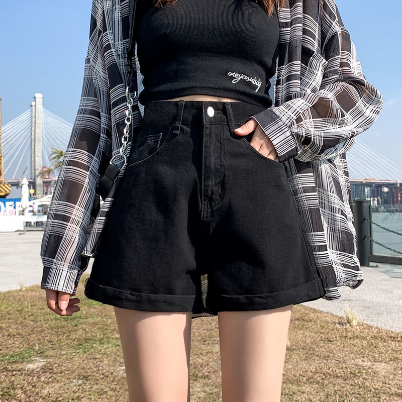 NRVP Quần Short Jeans Lưng Thun Plus Size