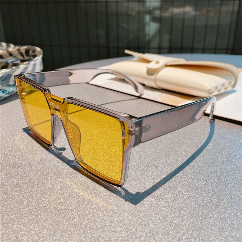 Mắt Kính Thời Trang Kính Râm Form Vuông FENG 650 Chống Tia UV Sang Chảnh - Hata24h