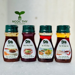 Dầu màu điều, Sa tế chay/tôm ớt xiêm xanh Hội An DH Foods 110ml