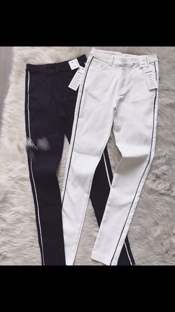 Quần jean skiny lưng cao- chạy viền- CỰC ĐẸP- ảnh THẬT | BigBuy360 - bigbuy360.vn