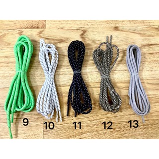 Combo 5 cặp dây giày phản quang bản tròn cho sneaker (màu ngẫu nhiên)