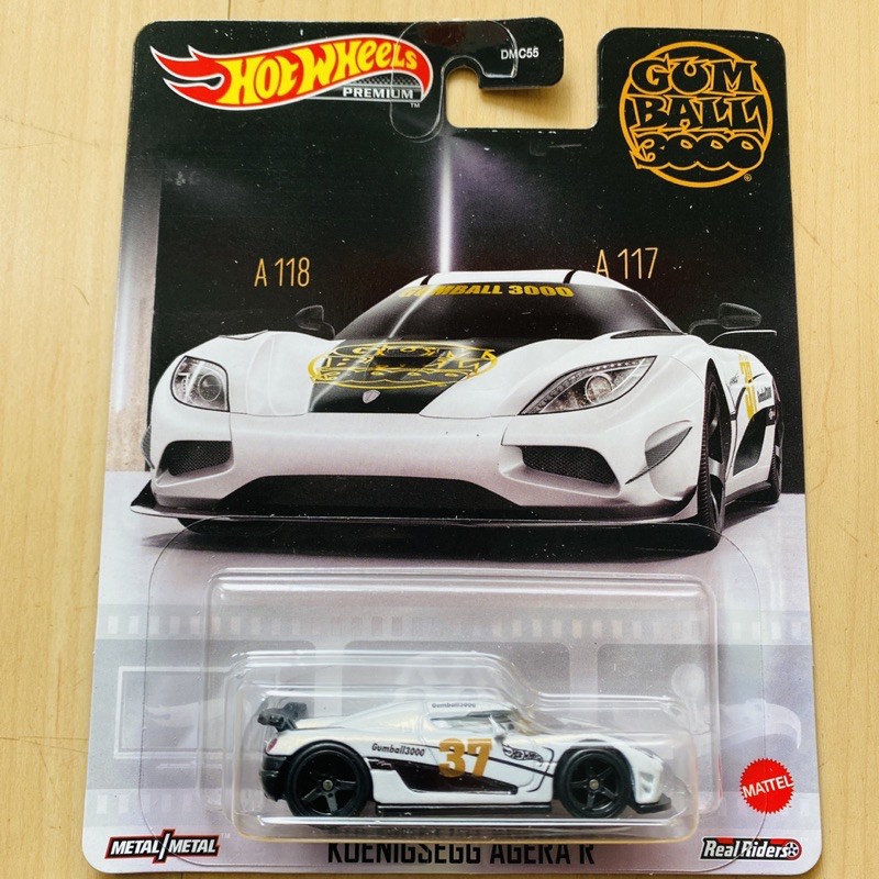 Xe mô hình tĩnh Hot Wheels premium Agera Gumball 3000