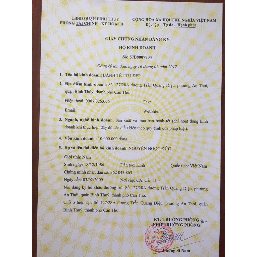 BÁNH TÉT LÁ CẨM HỌ HUỲNH CẦN THƠ | BigBuy360 - bigbuy360.vn