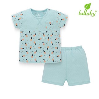 [Lullaby] Bộ cộc tay bé trai, chất mát, mềm (Sz 6m-4y)