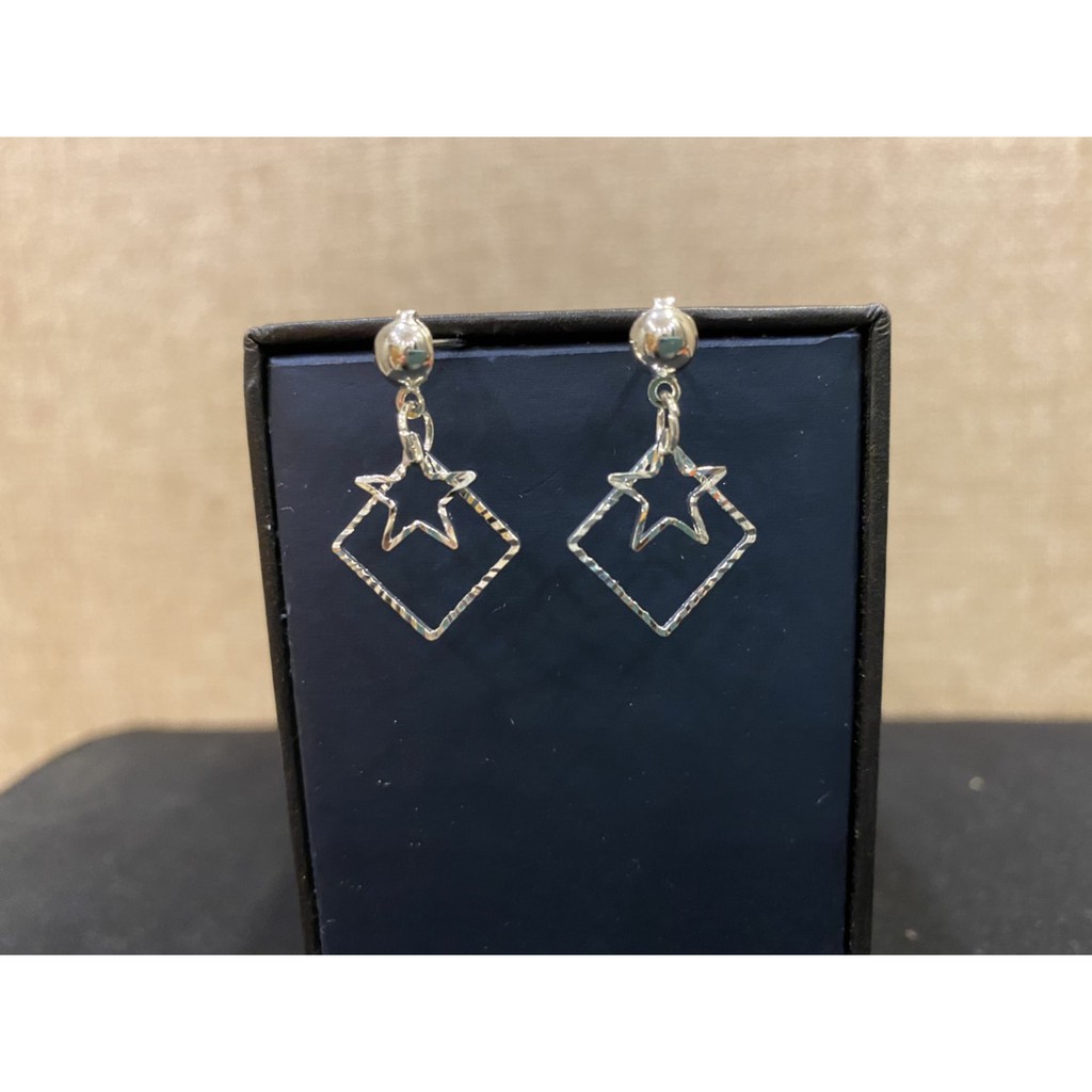 R64 R65 khuyên tai ngôi sao và quả cherry đáng yêu đính ngọc phong cách Hàn Quốc