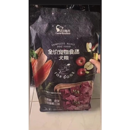 Thức ăn cho chó kén ăn - Hạt Captain 500g - 2.5kg Topping bò - cá hồi - phô mai cực hấp dẫn - Nà Ní Pet Shop