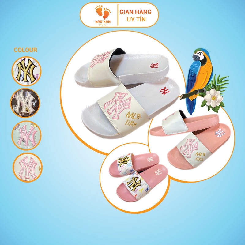 Dép Quai Ngang Nữ KA09 Dép Lê Thời Trang NY LA ML.B Bản Đẹp KanKanStore