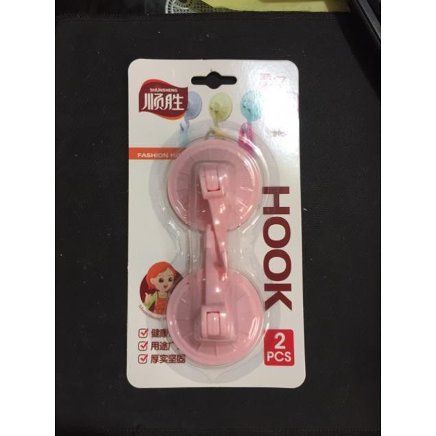 Móc hút kính vỉ 2 cái ( mẫu ngẫu nhiên)