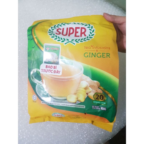 ☕Trà Gừng Hòa Tan Supper (400g/20 gói)