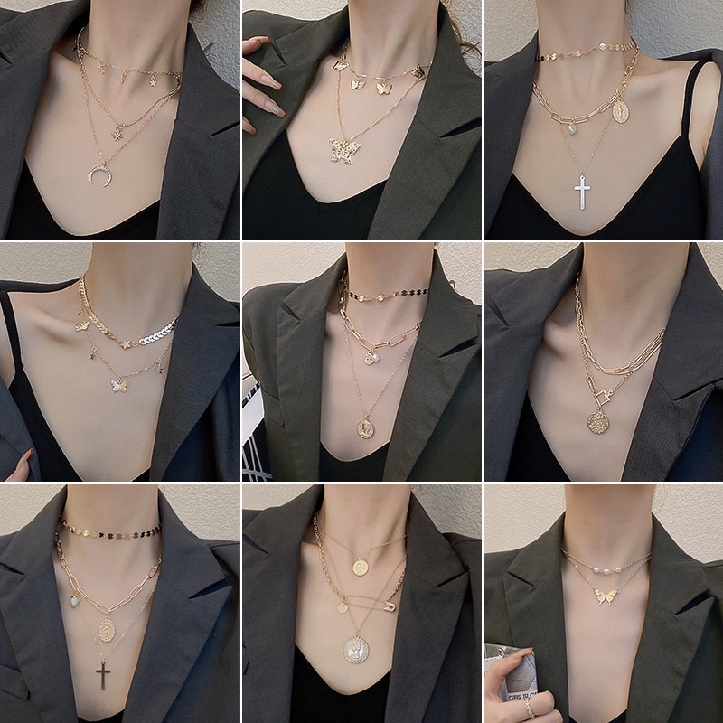 Vòng cổ Kim Loại Thời Trang Hàn Quốc Cho Nữ 2021