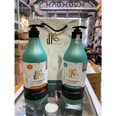 Cặp dầu gội xả ĐL dle lemongrass complex 750ml