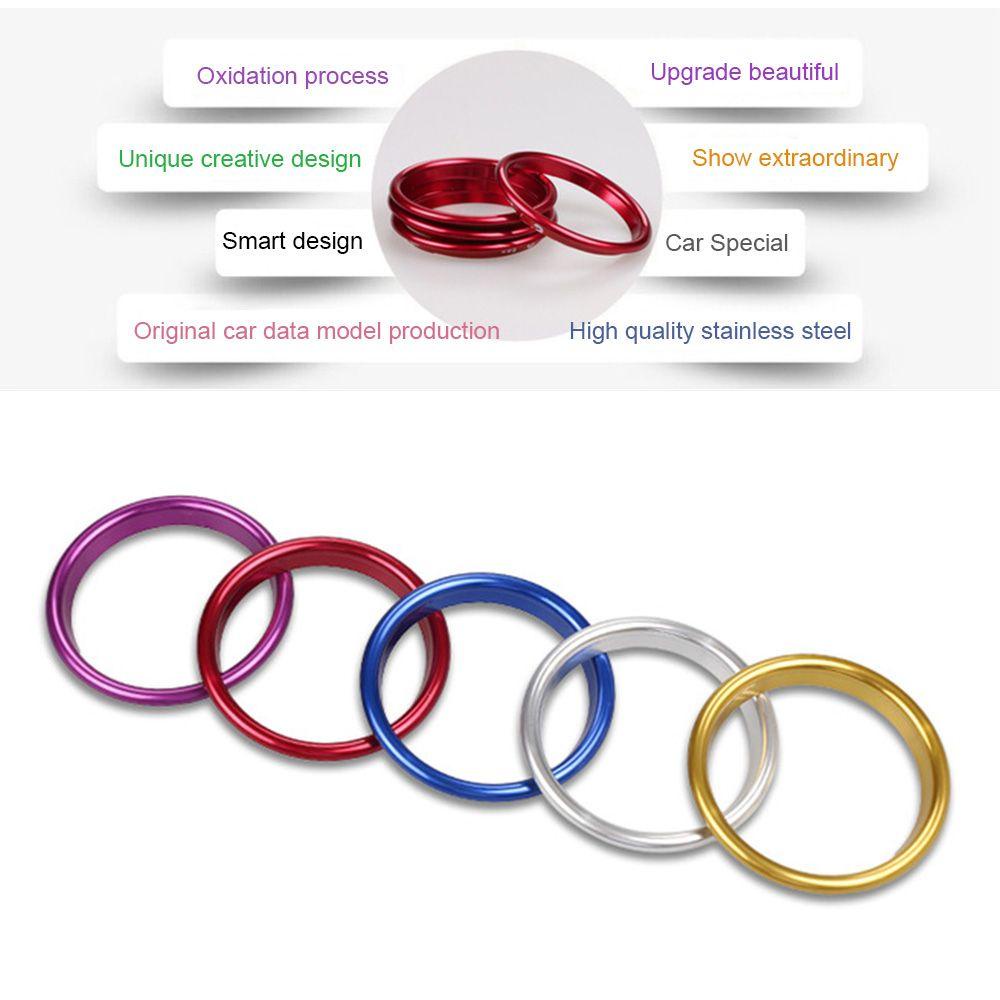 MAG Set 4 Vòng Trang Trí Lỗ Thông Gió Xe Hơi Audi A3 8V 2013-2017