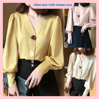 Áo sơ mi công sở tay bồng