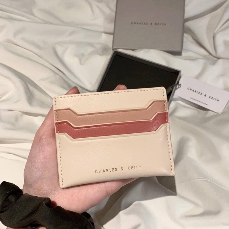 Ví đựng thẻ ATM CNK Keith card holder light pink