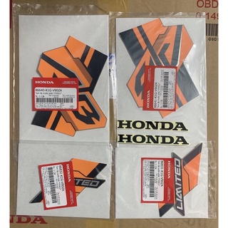 Bộ tem giấy ablade 2021 bản giới hạn 125-150 . Tem zin chuẩn hãng honda