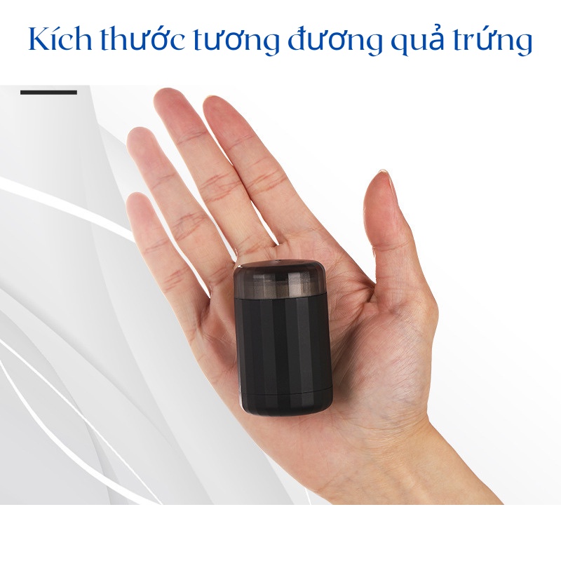 Máy Cạo Râu Mini Bugu Stardom BR-228 Ba Lưỡi Sát Chân Lông Sạc Nhanh Chống Nước