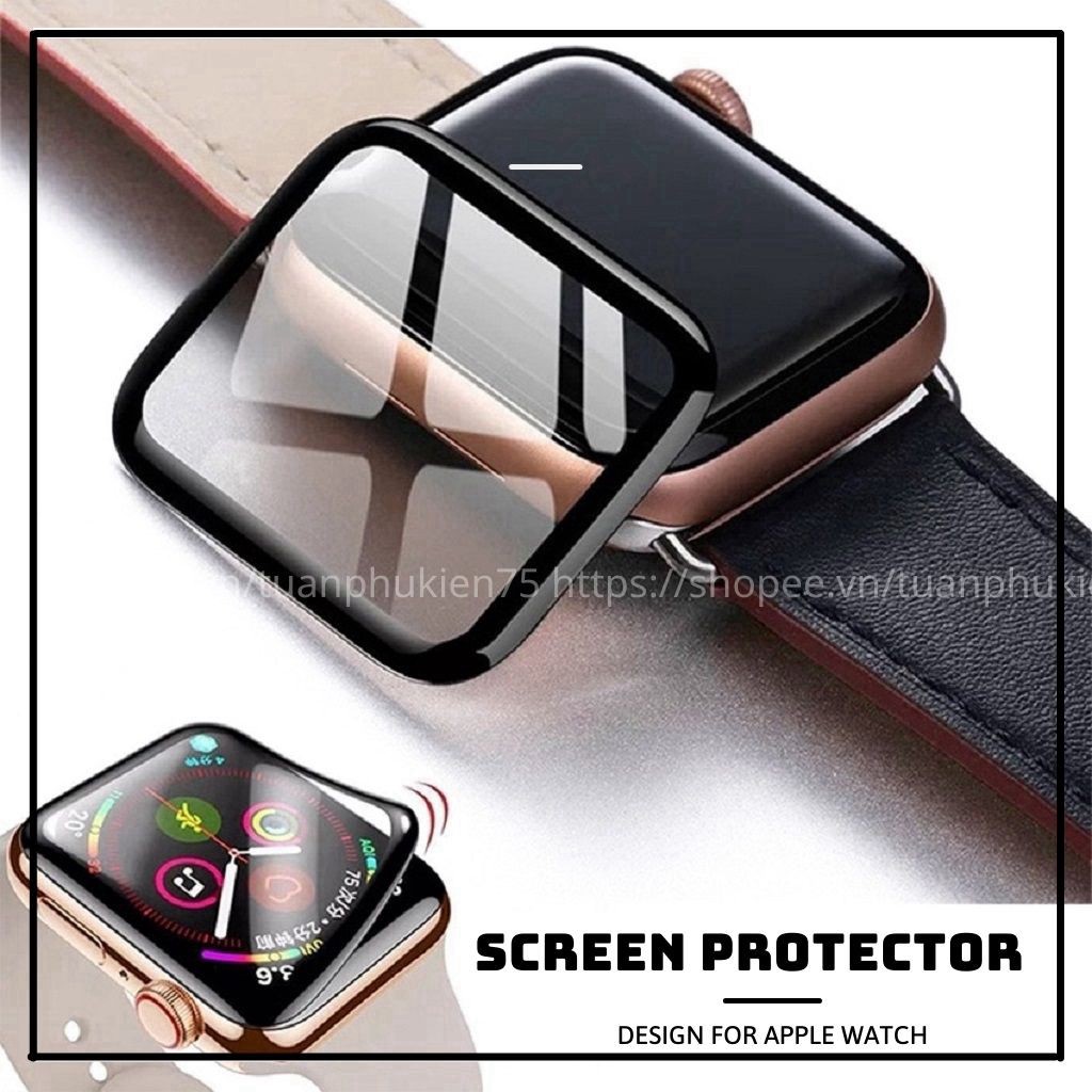 Miếng Dán Bảo Vệ Màn Hình Đồng Hồ Thông Minh 🤖 FREESHIP 🤖 Miếng Cường Lực Full Màn Ép Pồ Watch 38/40/42/44mm - bb.case99