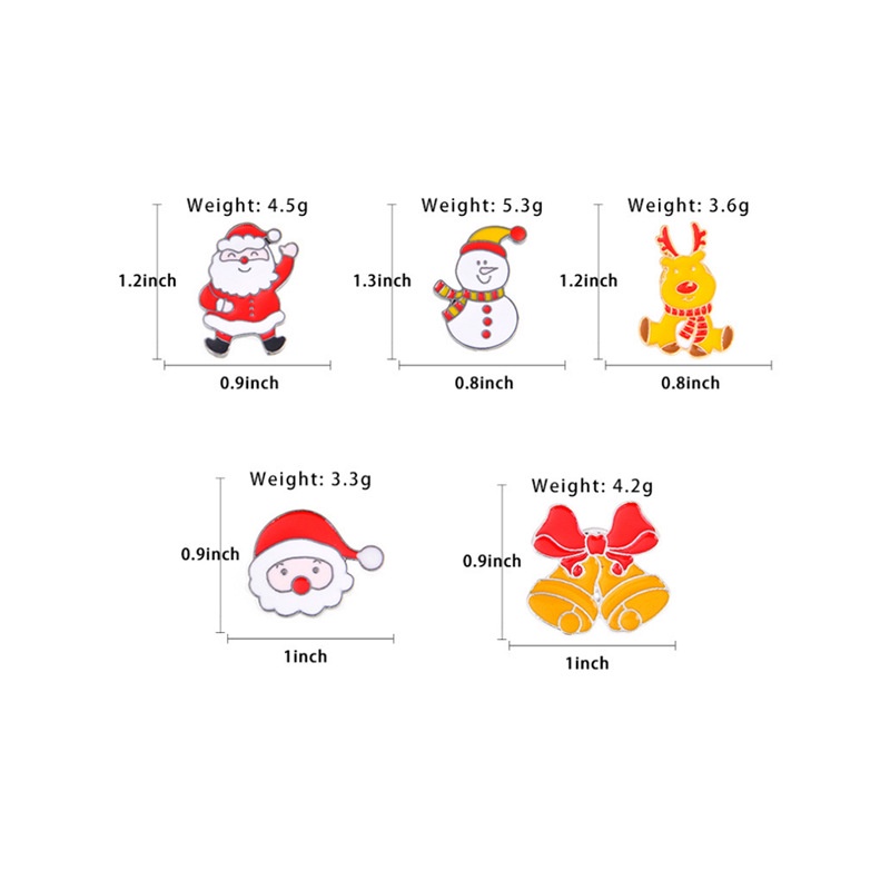 Ghim Cài Áo Hình Giáng Sinh Dễ Thương