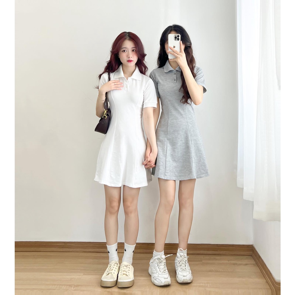 Đầm polo body xòe thời trang nữ Miho house