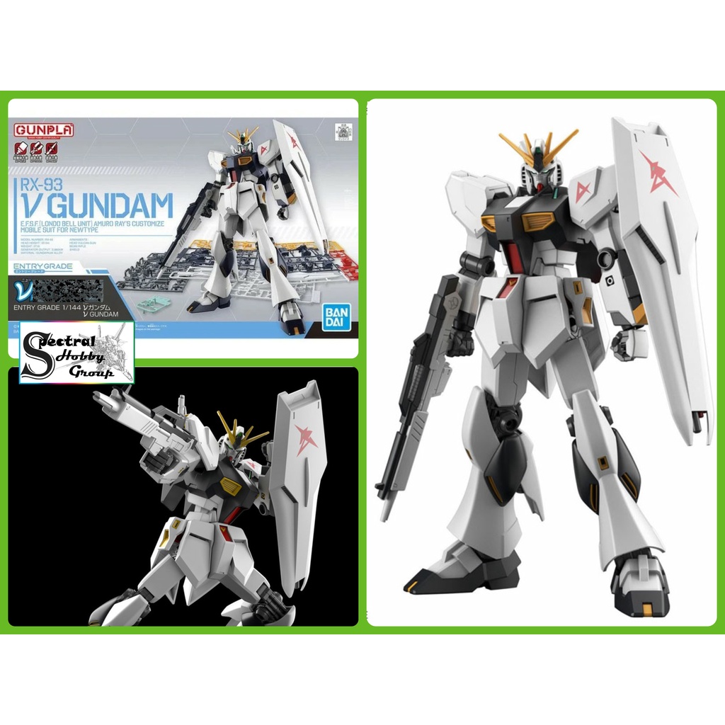 Mô hình lắp ráp EG 1/144 RX93 Nu Gundam Entry Grade - bandai