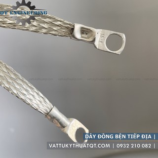 Dây đồng bện bấm 2 đầu cốt SC | Dài 200mm x Tiết diện 4/6/8/10/12 (mm2) [VATTUKYTHUATQT.COM]
