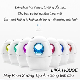Máy phun sương tạo độ ẩm không khí, xông tinh dầu