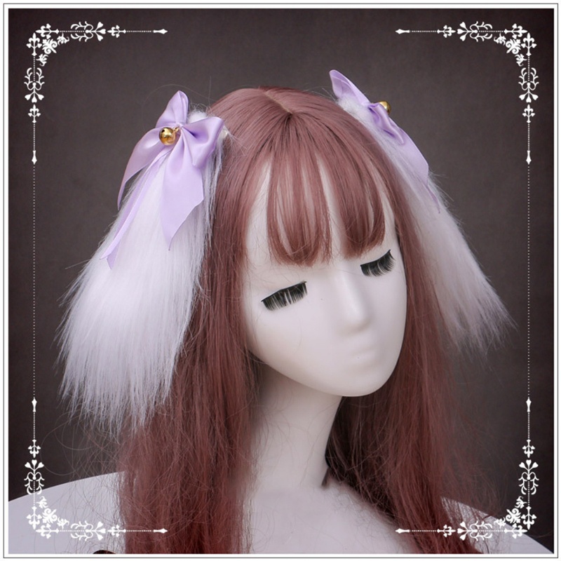 Kẹp Tóc Hình Tai Thỏ Dễ Thương Phong Cách Lolita Nhật Bản