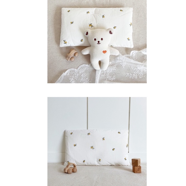 Gối Mỏng Cho Bé Sơ Sinh MALOLOTTE Hàn Quốc Hình Chữ Nhật