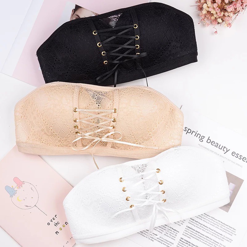 Áo Lót Nữ ❤️FREESHIP❤️ Áo Ngực Ren có dây kéo giữa tạo khe nâng ngực sexy điệu đà mẫu C021