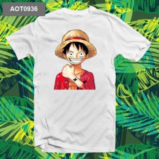 Áo thun anime #luffy#once piece