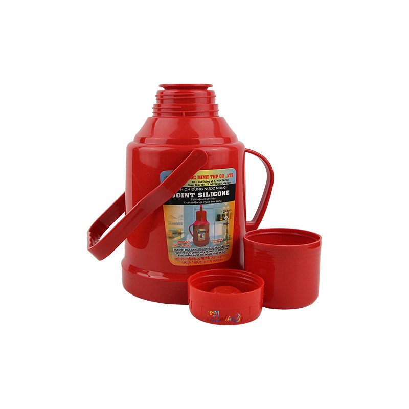 Bình thủy 1.1 Lít - Phích nhựa JOINT SILICONE 1.1 Lít - HP 1016S - Phúc Minh THP