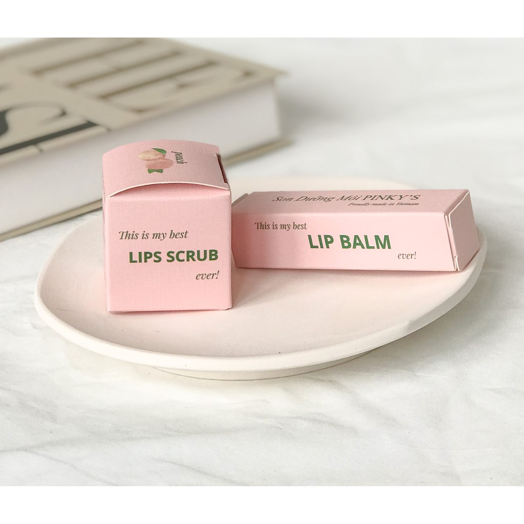 Combo dưỡng môi Tẩy tế bào chết và Son dưỡng môi giảm thâm PINKY’S | BigBuy360 - bigbuy360.vn