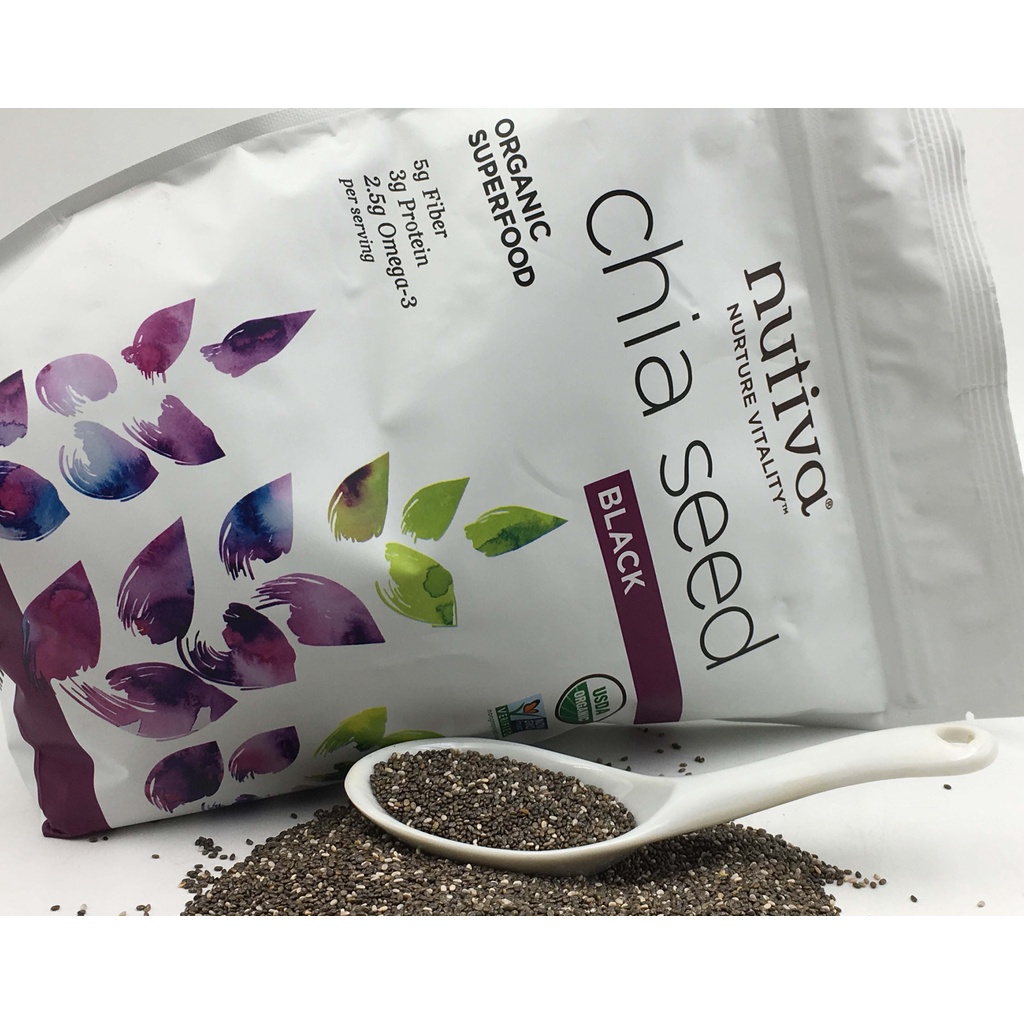 907Gr Chia Đen Nutiva Của Mỹ, HSD Mới Nhất